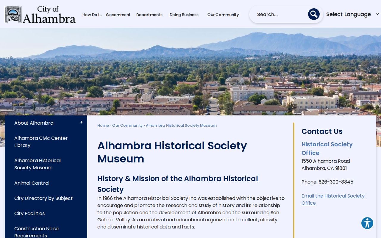 Alhambra Historical Society Museum holdings for phone books Polk directories yearbooks and newspaper morgue